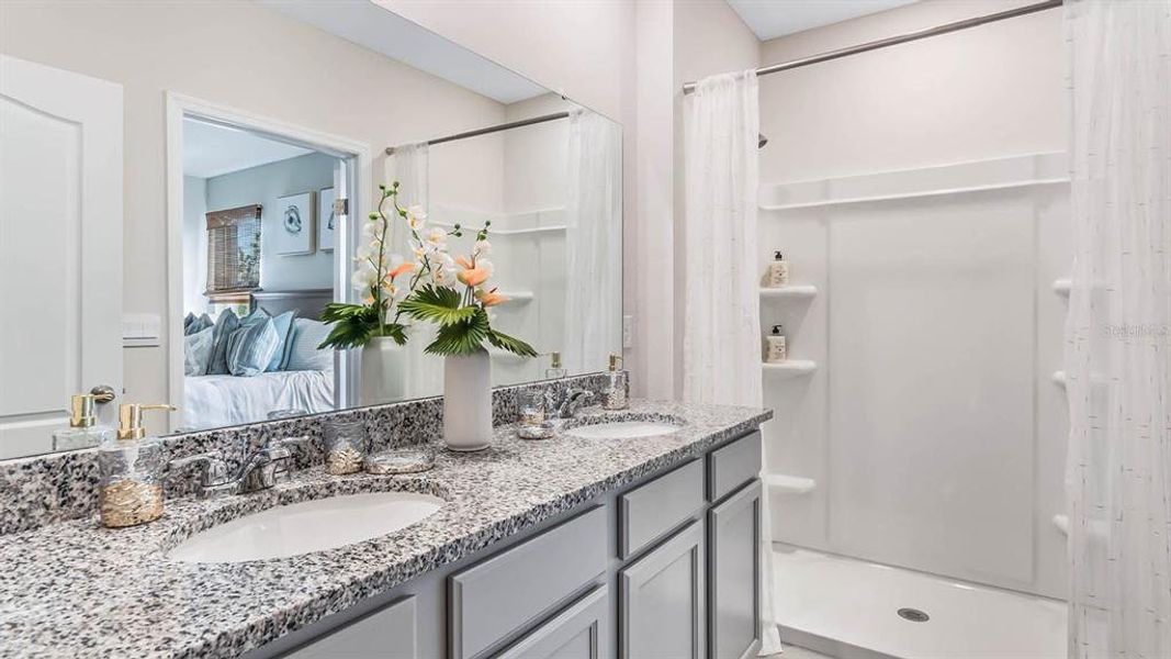 Furnished interior view inside a new home in , Poinciana (Image 26).