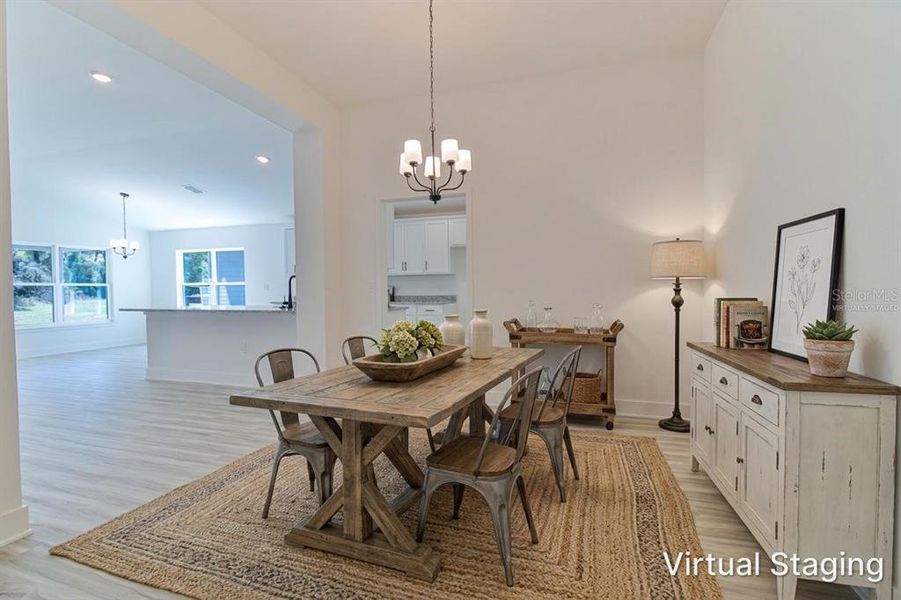 Furnished interior view inside a new home in Briarwood, Alachua (Image 5).