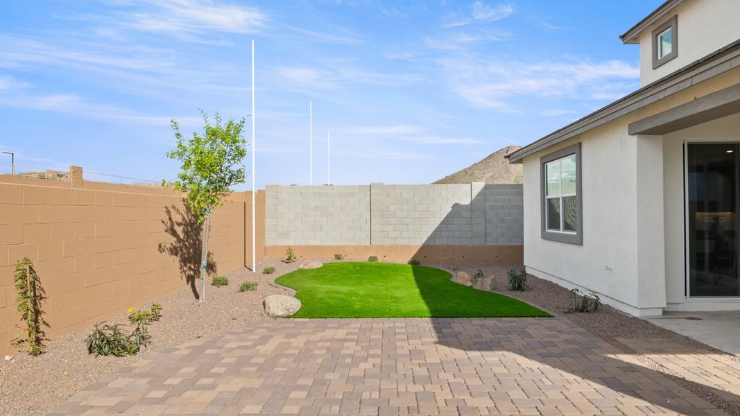 Exterior details and patio area of a home in Aloravita, Peoria (Image 3). Exterior details and patio area of a home in Aloravita, Peoria (Image 3).