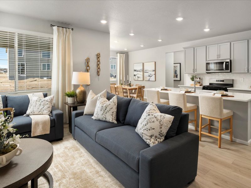 The Granby image modeled at a Meritage Homes community in Falcon, CO
