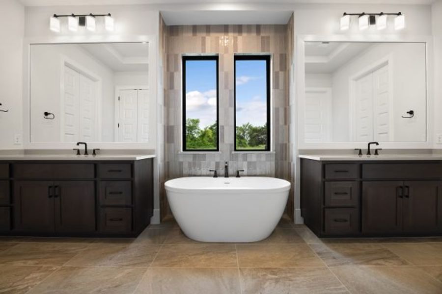 Furnished interior view inside a new home in Heath Golf and Yacht Club, Heath (Image 45).