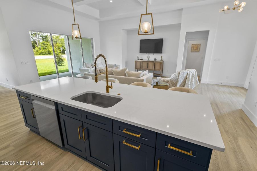 Furnished interior view inside a new home in , Palm Coast (Image 16).
