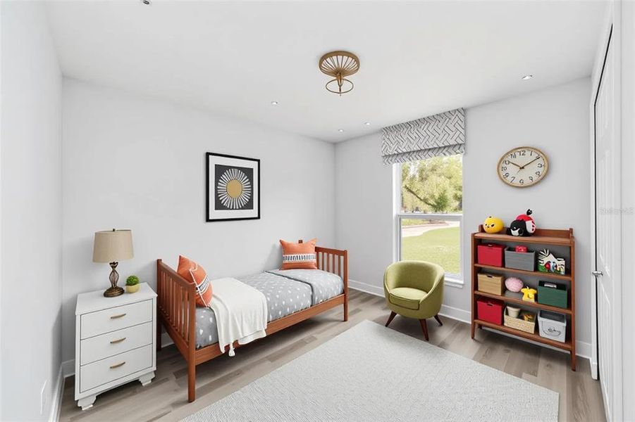 Furnished interior view inside a new home in , Dunnellon (Image 8).