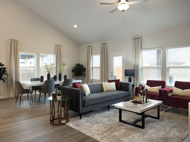 Furnished interior view inside a new home in Southridge - Signature Series, McKinney (Image 7).