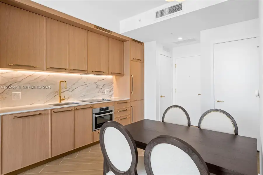 Furnished interior view inside a new home in , Miami (Image 14).
