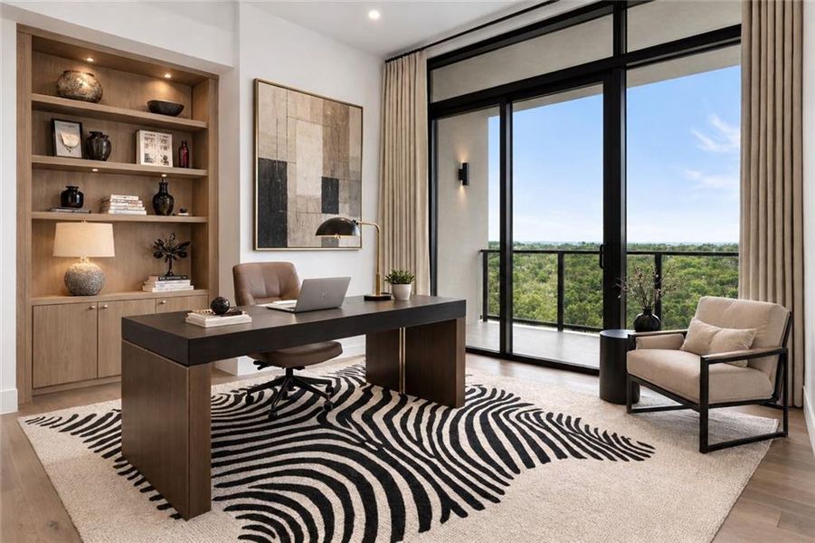 Furnished interior view inside a new home in The Dillon Buckhead, Atlanta (Image 8). Furnished interior view inside a new home in The Dillon Buckhead, Atlanta (Image 8).