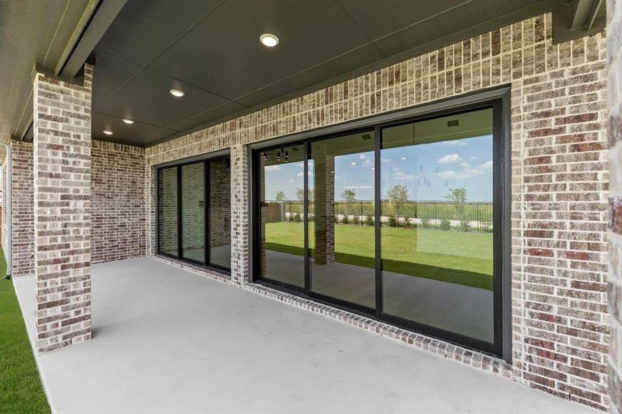 The Berkley A Outdoor Living Area