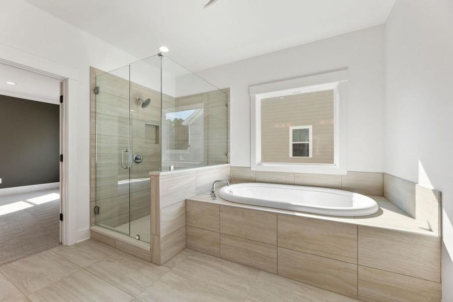 Furnished interior view inside a new home in Hillshire, Cumming (Image 14).