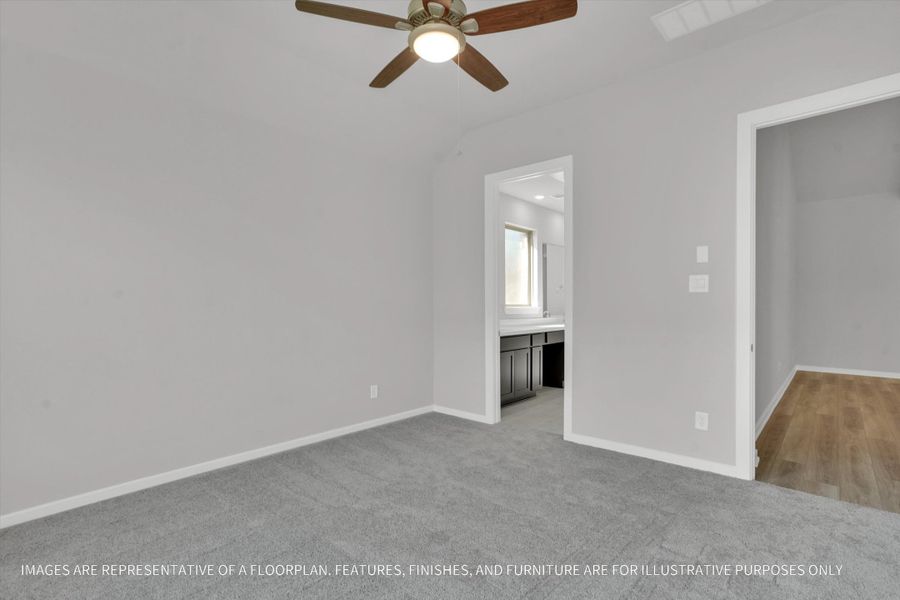 Spacious, unfurnished interior of a new home in River Ranch 55', Dayton (Image 26).
