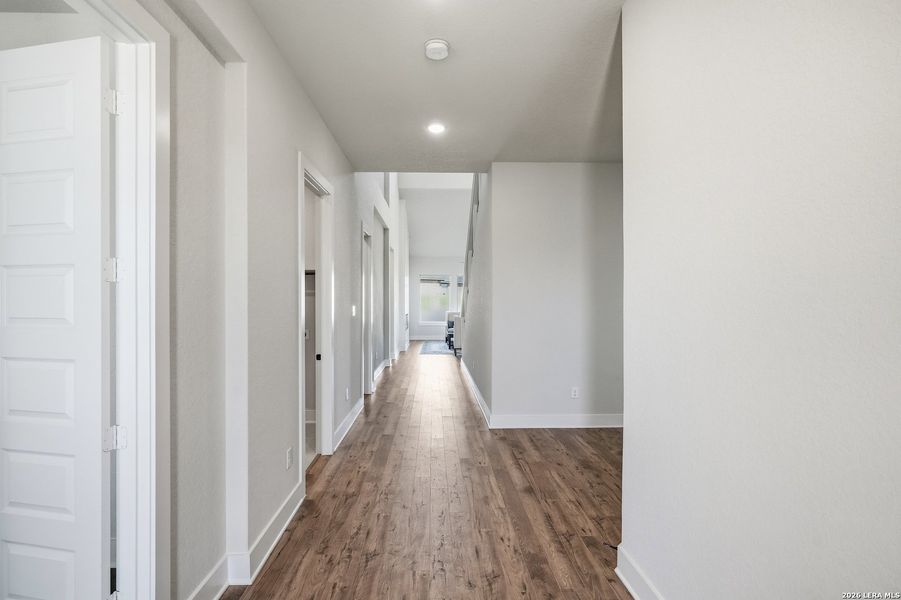 Spacious, unfurnished interior of a new home in Buffalo Crossing, Cibolo (Image 12). Spacious, unfurnished interior of a new home in Buffalo Crossing, Cibolo (Image 12).