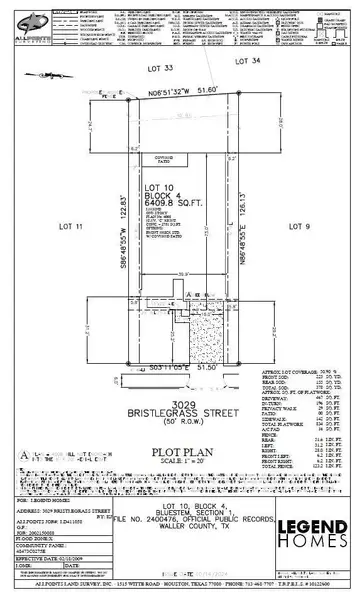2D floor plan layout of this home in Bluestem, Brookshire, TX (Image 5).