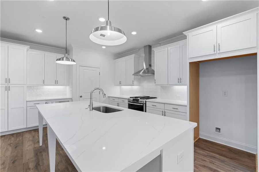 Lots of kitchen cabinets here, plenty of space for food and storage, built in cabinet concept - Pictures represent a previously built home