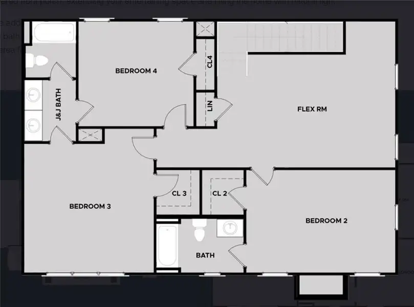 2D floor plan layout of this home in Trove, Watkinsville, GA (Image 3). 2D floor plan layout of this home in Trove, Watkinsville, GA (Image 3).