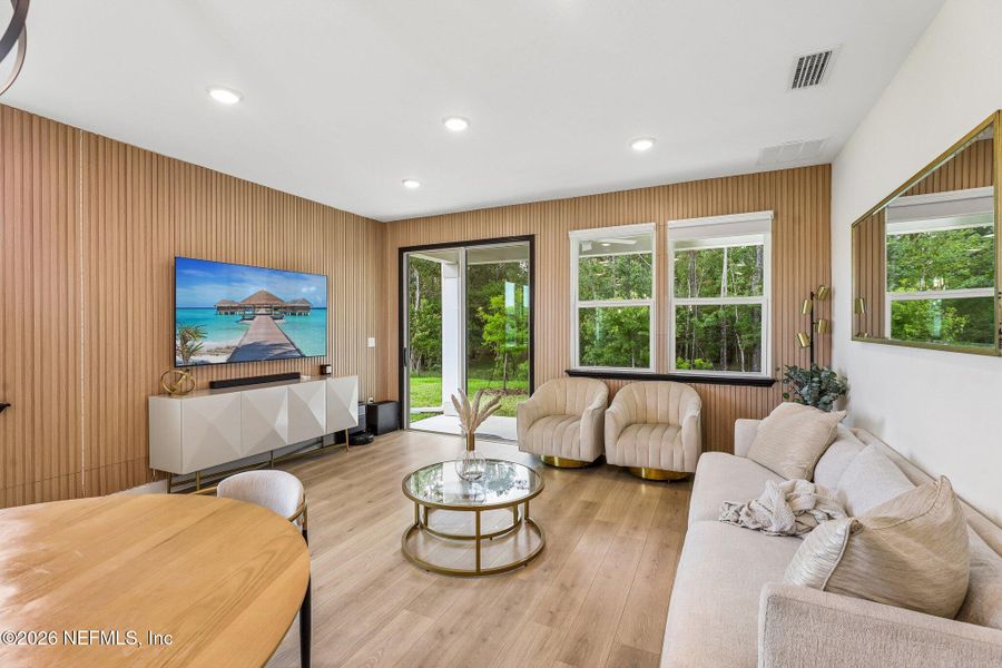 Furnished interior view inside a new home in Seasons at Morada, St. Augustine (Image 12).