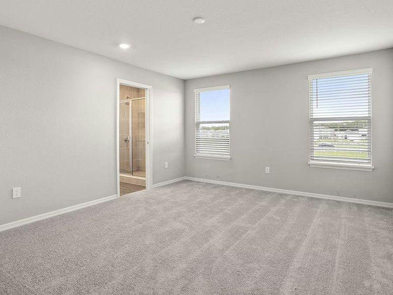 Upstairs, you will find 5 bedrooms, including your owner`s suite.