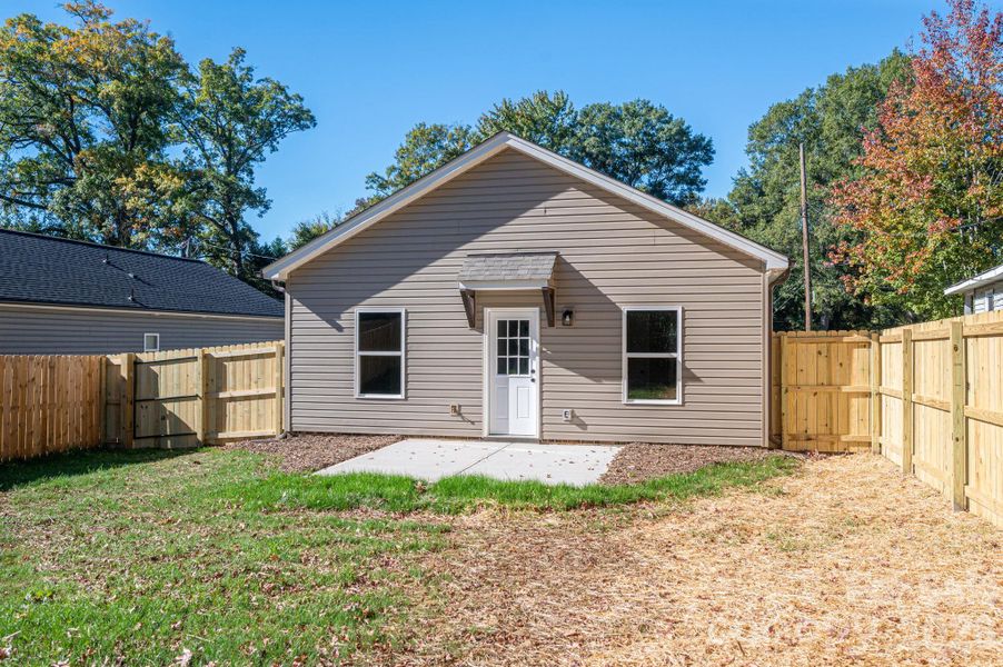 Exterior details and patio area of a home in , Lowell (Image 17).