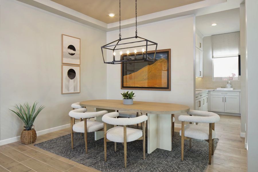 Dining Area with Butler's Pantry