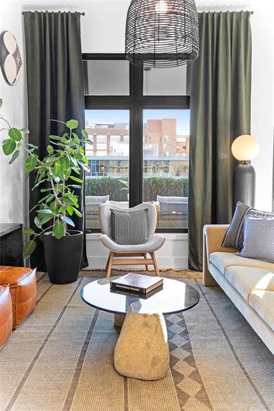 Furnished interior view inside a new home in The Leon on Ponce, Atlanta (Image 26).