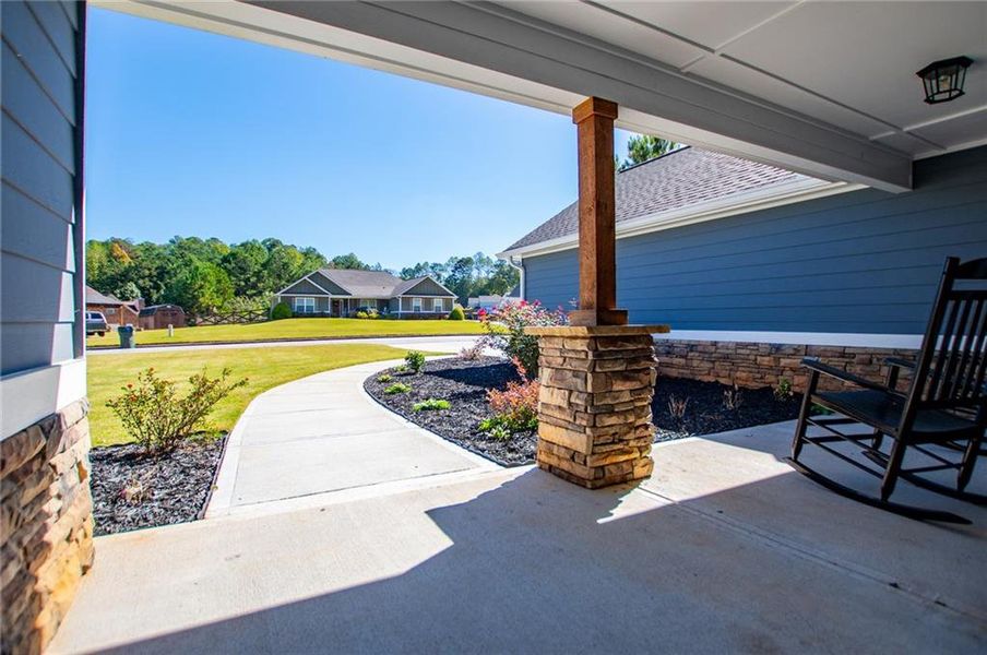 Exterior details and patio area of a home in , Villa Rica (Image 30). Exterior details and patio area of a home in , Villa Rica (Image 30).