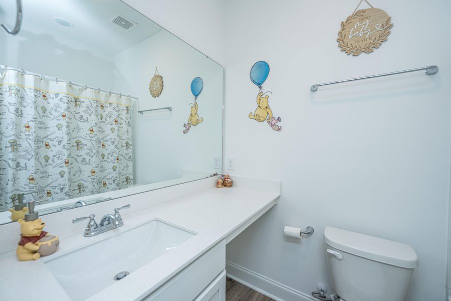 Furnished interior view inside a new home in , Charleston (Image 12).