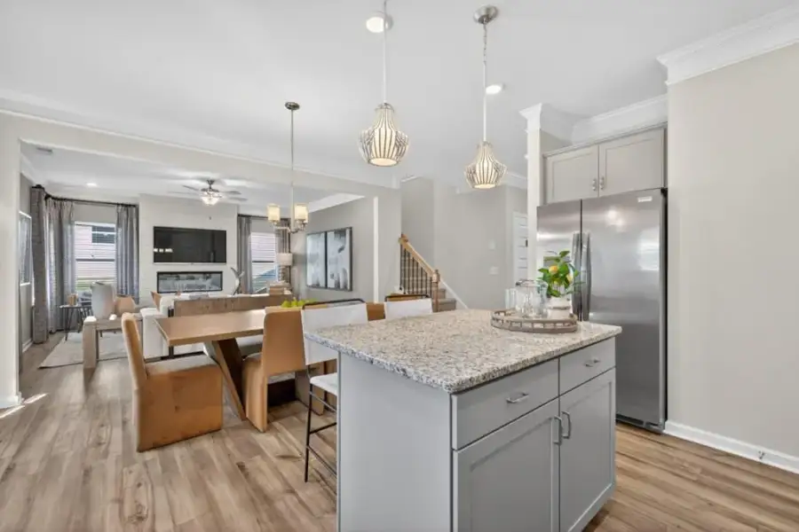 Furnished interior view inside a new home in Oakmont, Dallas (Image 35).