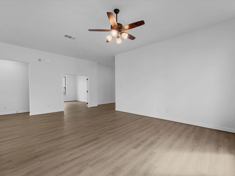 Gathering room. Sample product photo. Actual exterior and interior selections may vary by homesite. Photo may be virtually staged. Gathering room. Sample product photo. Actual exterior and interior selections may vary by homesite. Photo may be virtually staged.