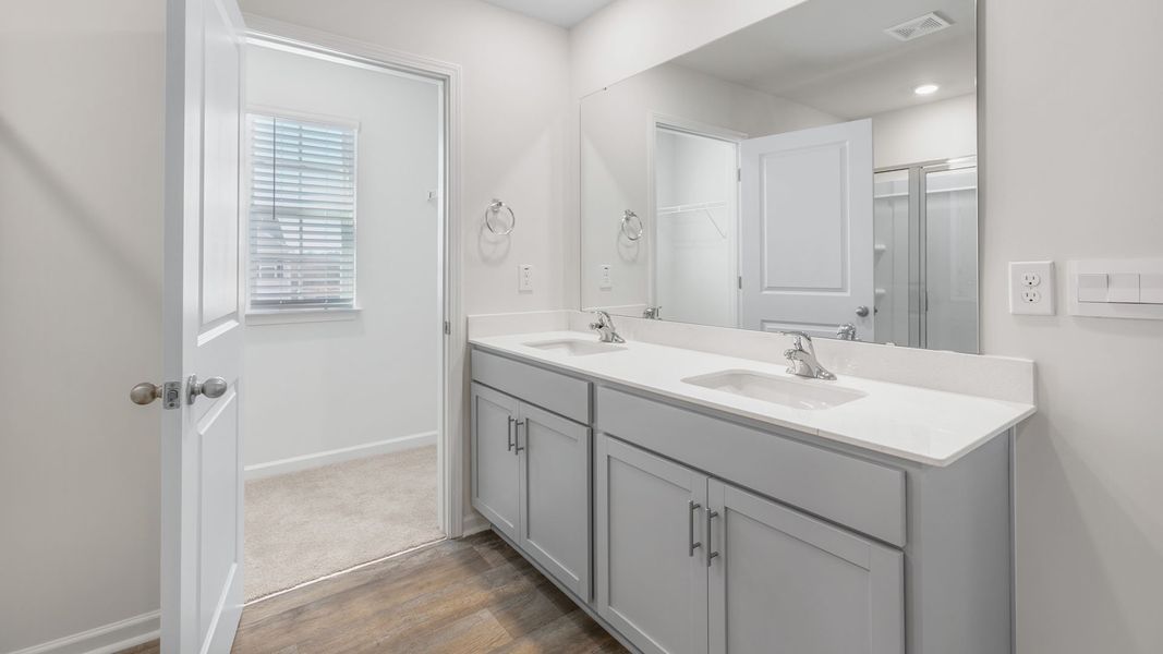 Furnished interior view inside a new home in Aspen Place, Thomasville (Image 8).