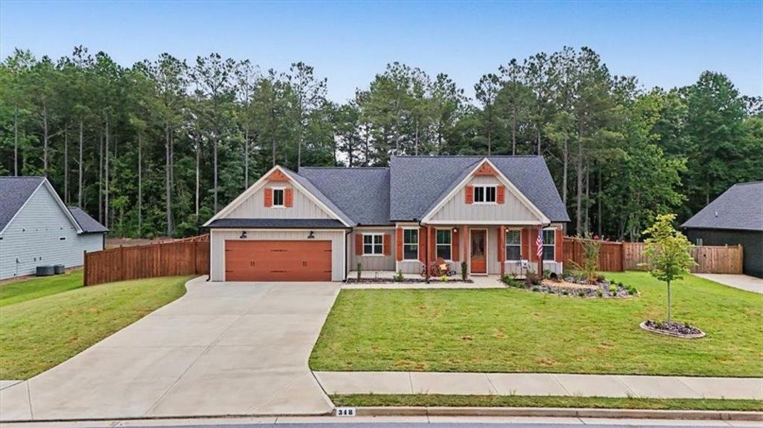 Front exterior of a new home in , Rockmart, GA, highlighting curb appeal (Image 26). Front exterior of a new home in , Rockmart, GA, highlighting curb appeal (Image 26).
