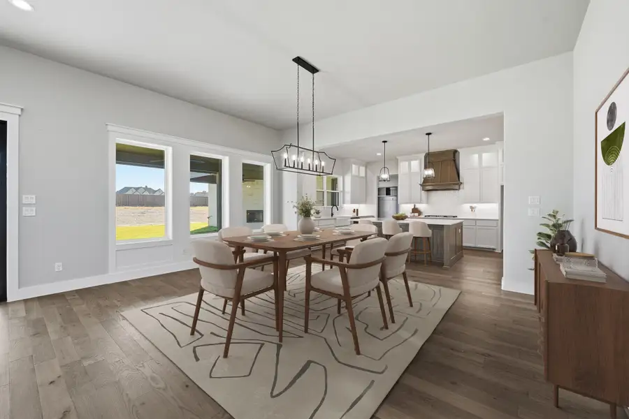 Representative furnished interior of a home built from the The Ponder by Kenmark Homes in Overton Oaks, Decatur (Image 4).