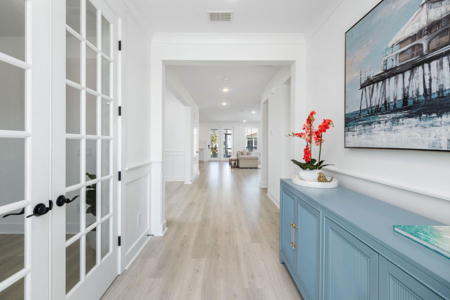 Furnished interior view inside a new home in , Mount Pleasant (Image 42).