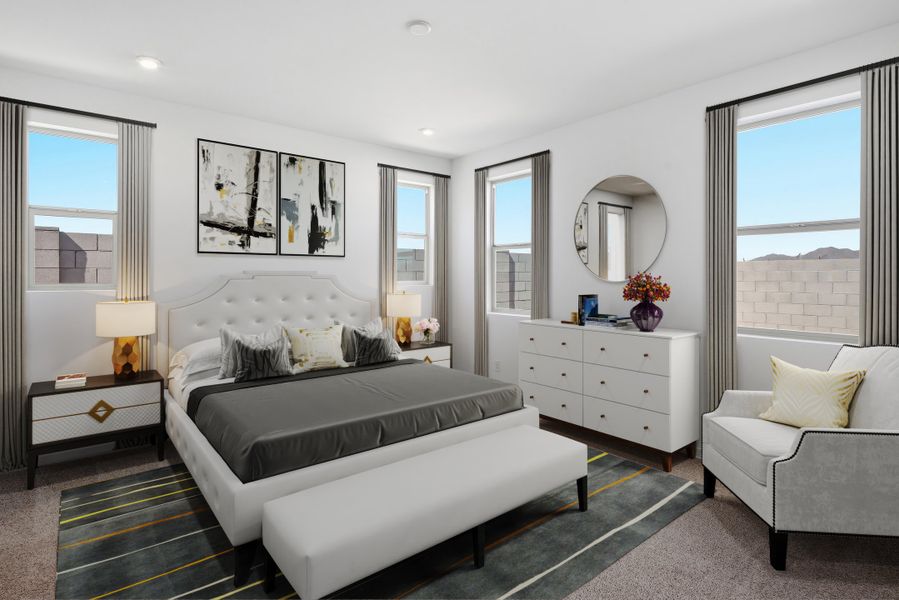 Furnished interior view inside a new home in Montana Vista - Summit, Buckeye (Image 9).