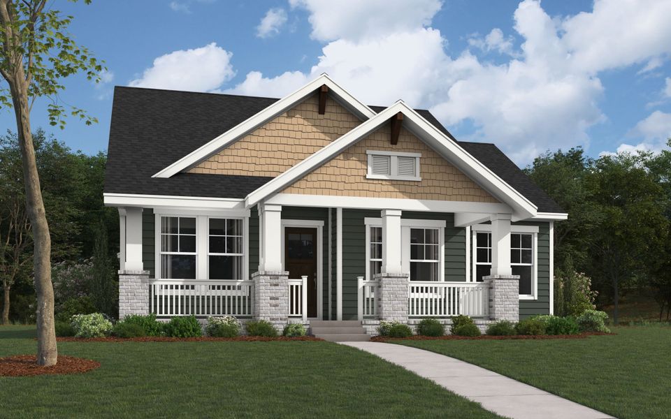 Representative exterior photo of a completed home built from the The Bonham by William Ryan Homes in MidTowne, Midlothian, TX (Image 5). Representative exterior photo of a completed home built from the The Bonham by William Ryan Homes in MidTowne, Midlothian, TX (Image 5).