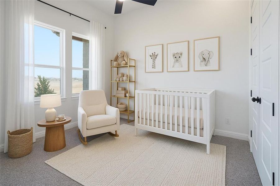 Furnished interior view inside a new home in , Godley (Image 17).