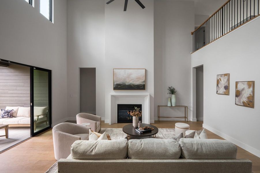 Furnished interior view inside a new home in , Houston (Image 8).