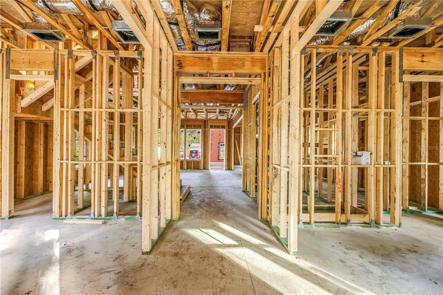 In-progress construction of a new home in , St. Petersburg, FL (Image 4).