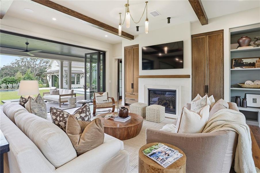 Furnished interior view inside a new home in , Oakland (Image 39).