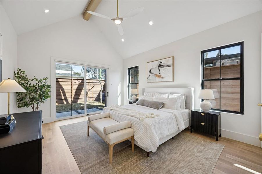 Furnished interior view inside a new home in , Dallas (Image 28).