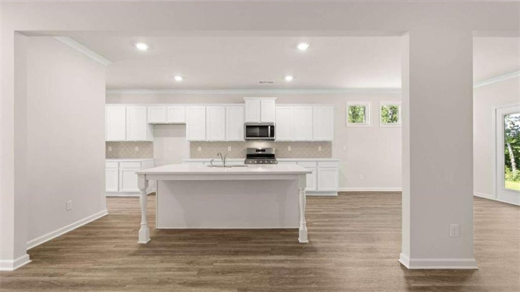 Furnished interior view inside a new home in Independence, Loganville (Image 6).