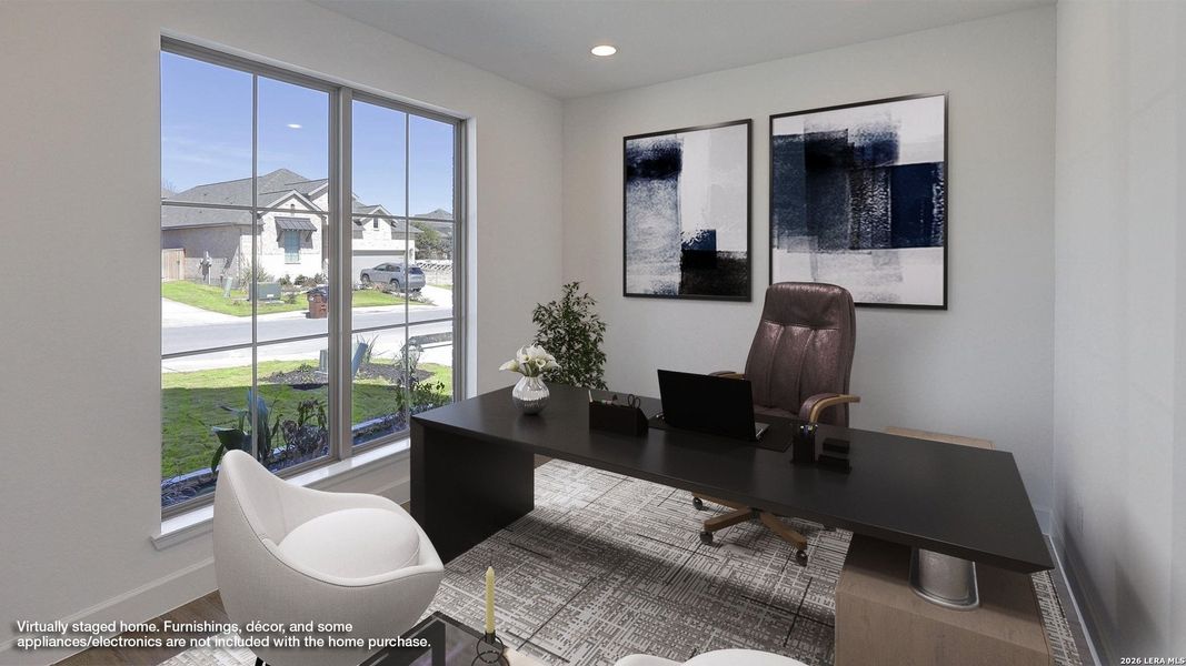 Furnished interior view inside a new home in Arcadia Ridge, San Antonio (Image 9).