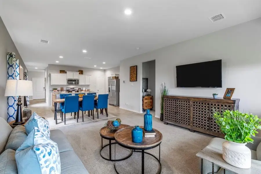 Furnished interior view inside a new home in Springhill South, Boyd (Image 7).