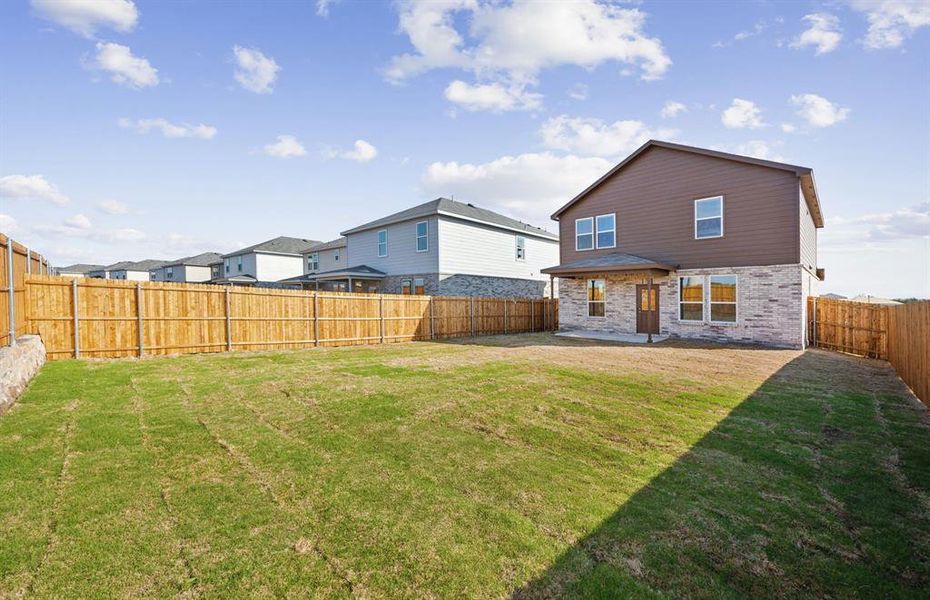 Oversized yard