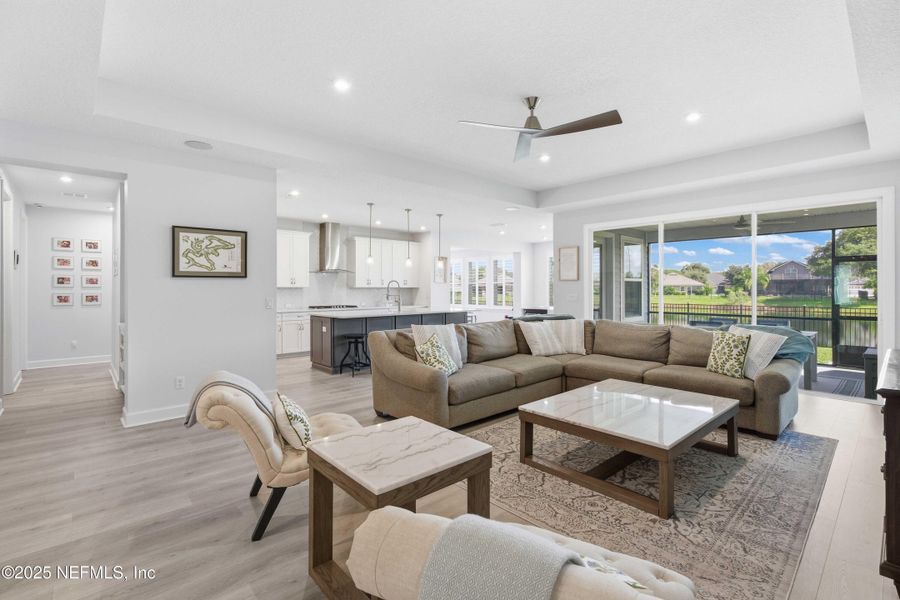 Furnished interior view inside a new home in Trailmark - Phase 6, St. Augustine (Image 7). Furnished interior view inside a new home in Trailmark - Phase 6, St. Augustine (Image 7).