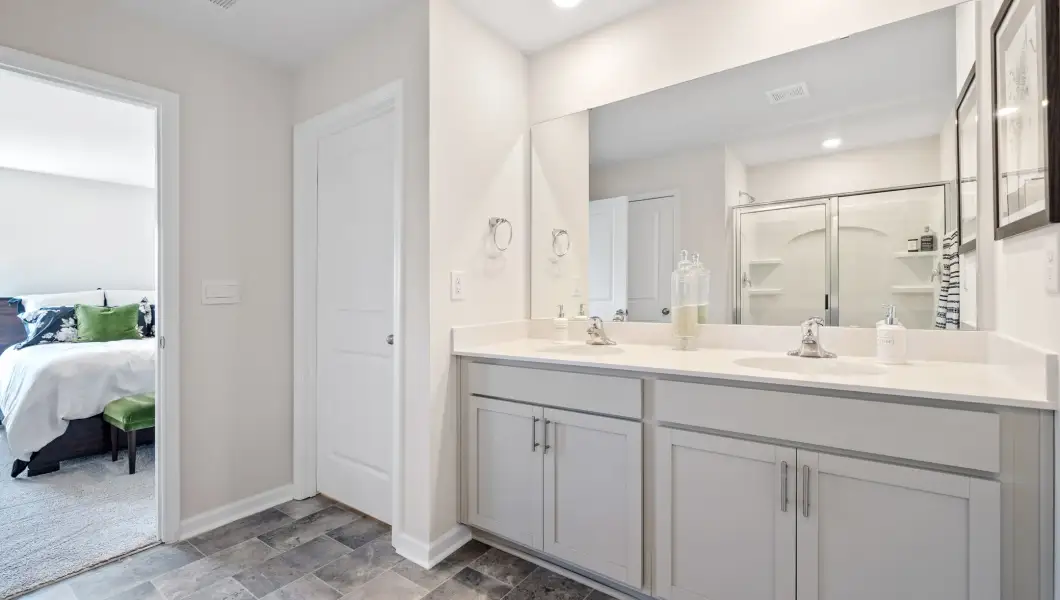 Furnished interior view inside a new home in Rocky River Ridge, Anderson (Image 31).