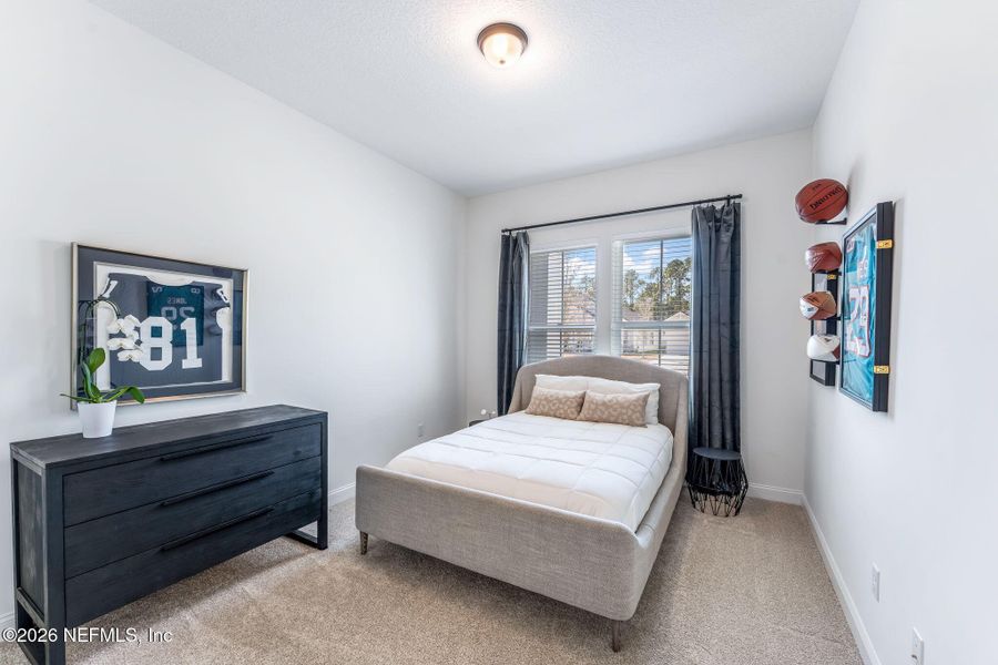 Furnished interior view inside a new home in Palm Crest at Seabrook, Ponte Vedra (Image 28). Furnished interior view inside a new home in Palm Crest at Seabrook, Ponte Vedra (Image 28).
