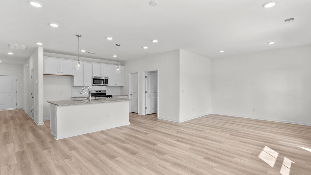 Representative furnished interior of a home built from the Boynton III by DRB Homes in Chestnut Farms, Longs (Image 10).