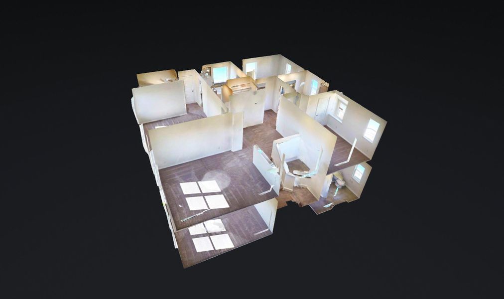 2D floor plan layout of this home in Vida Costera, Texas City, TX (Image 6).