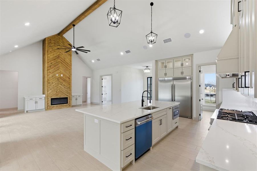 Furnished interior view inside a new home in , Fort Worth (Image 10).