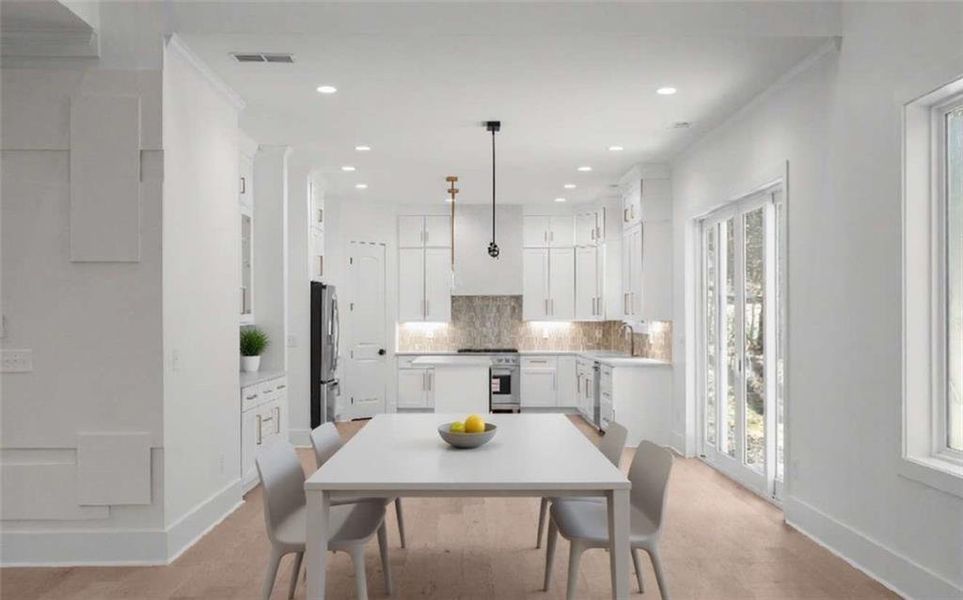 Furnished interior view inside a new home in , Conyers (Image 9).