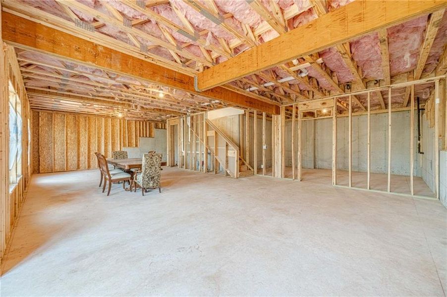 In-progress construction of a new home in Alcovy Estates, Monroe, GA (Image 48).