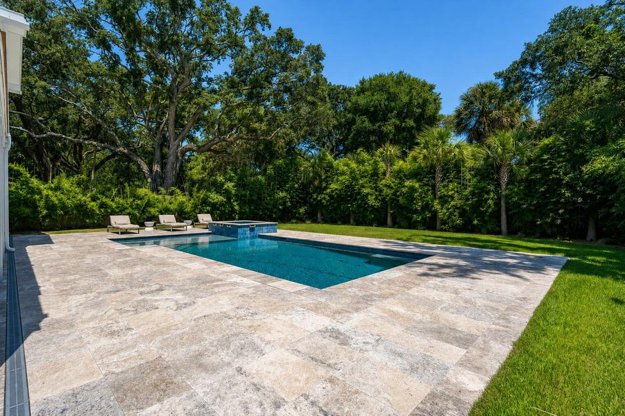 Exterior details and patio area of a home in , Isle Of Palms (Image 39).
